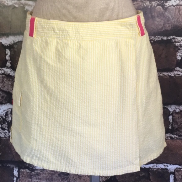 Lilly Pulitzer Pants - Lilly Pulitzer Skort Skirt Shorts Seersucker 4
